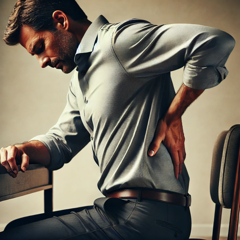 背中の痛みを改善！40代男性のデスクワーク職への施術