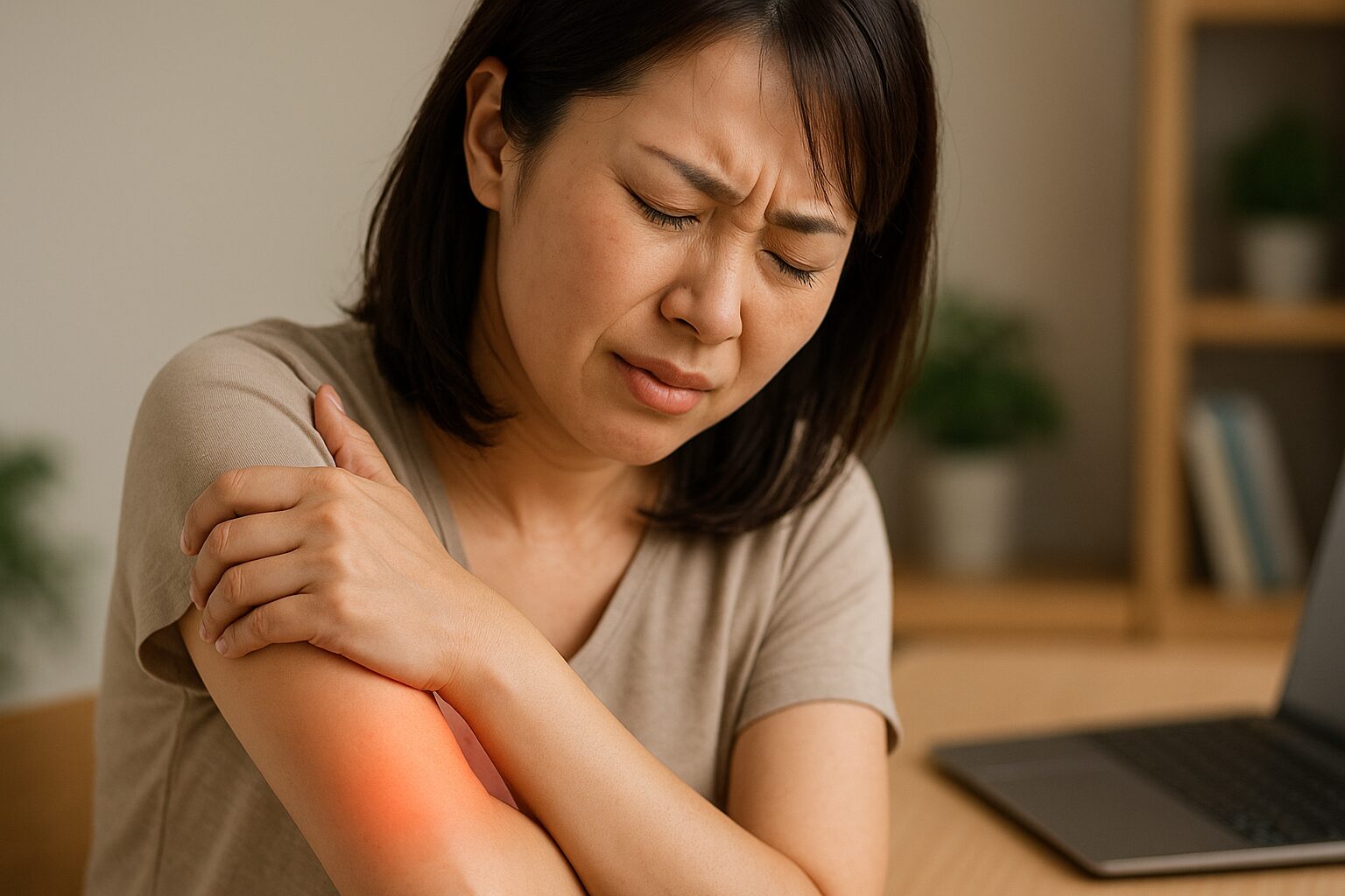 八戸でテニス肘の原因を探している